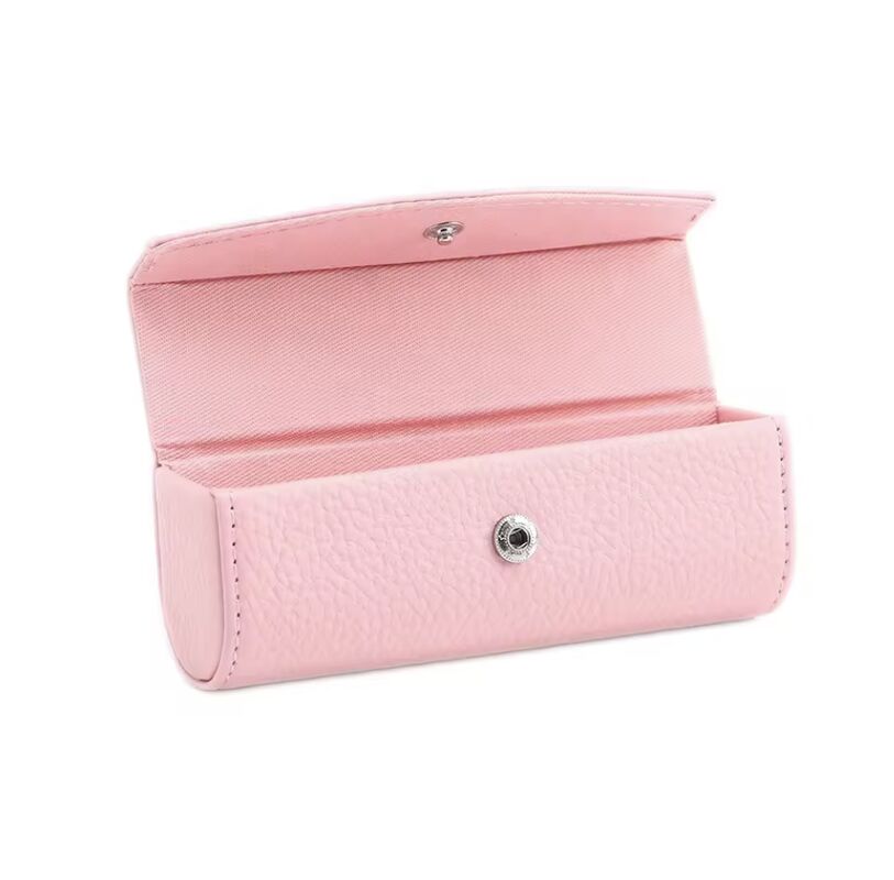 Custom PU Leather Mini Travel Charm Organizer Case Lip Balm Chapstick Holder