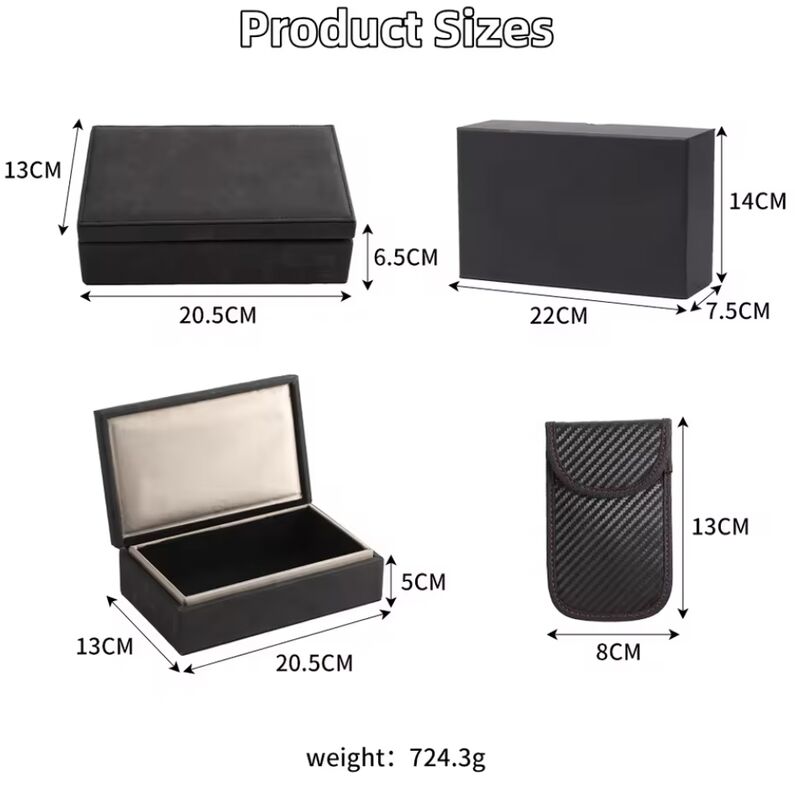 RFID Bluetooth Shielding Faraday Bag Personalized Car Key Case For Men And Women