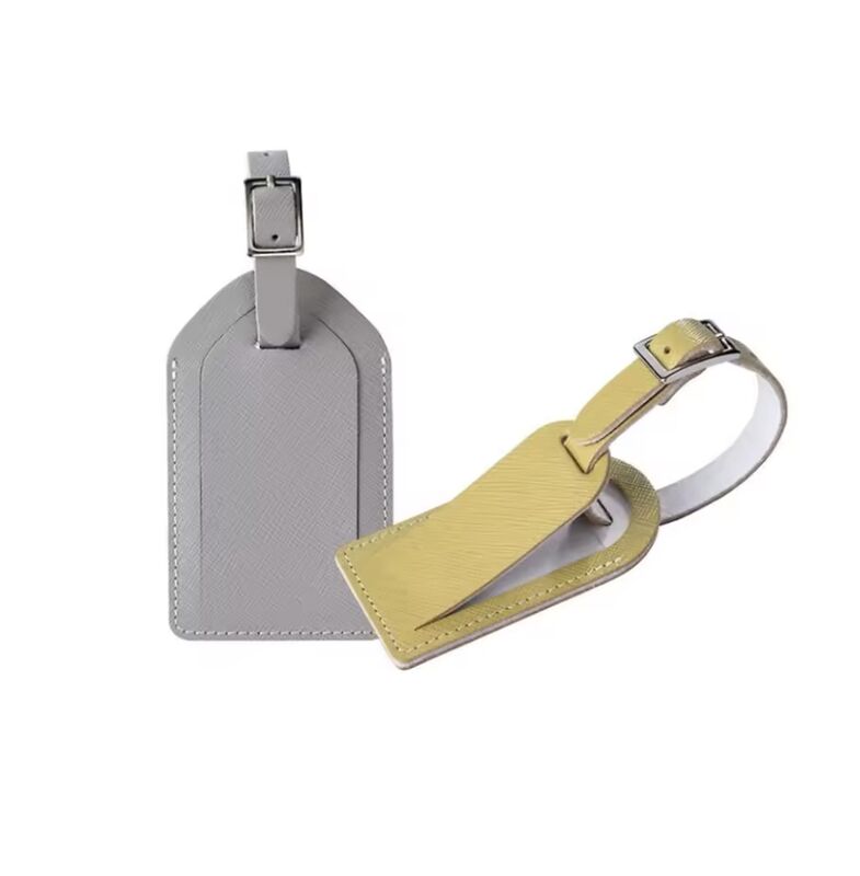 Customizable PU Leather Passport Holders Luxury Style Travel Luggage Tag Sets