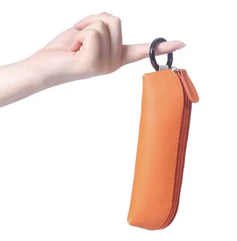 Custom Size Soft Leather Glasses Cases Zipper Packing Eyeglasses Sunglasses Carrying Bags