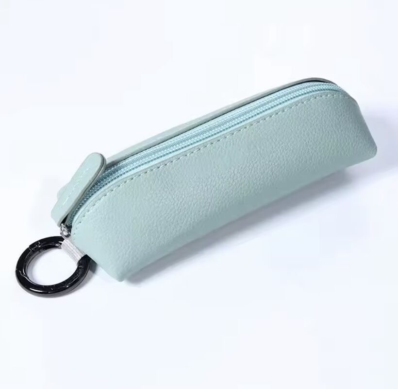 Custom Size Soft Leather Glasses Cases Zipper Packing Eyeglasses Sunglasses Carrying Bags