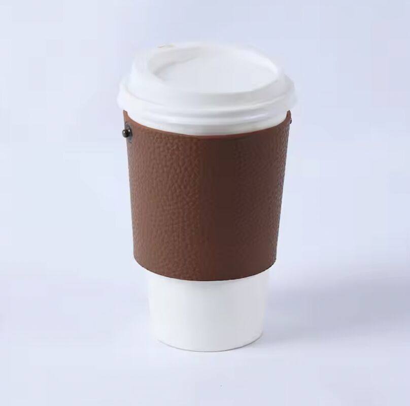 Personalized Leather Pint Glass Sleeve Eco Friendly for Beer Drink Daily Use