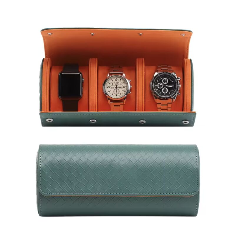 Handmade Leather Watch Case Box Water Resistant Custom Size Leather Watch Holder