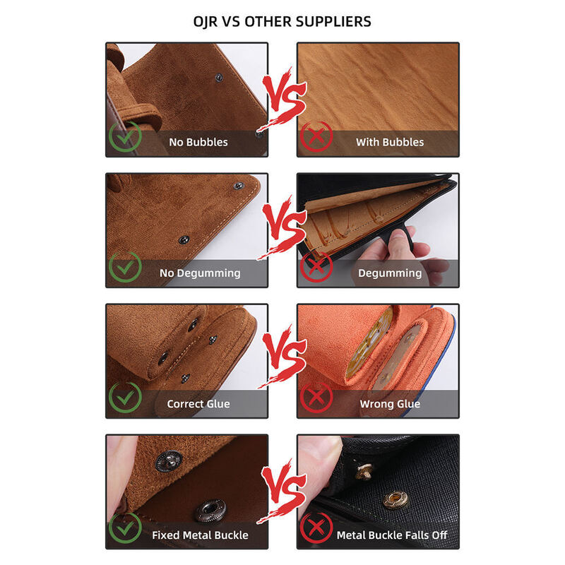 صندوق ساعة مخصص فاخر بو السفر التخزين الجلود ووتش لفة ووتش حالة مربع