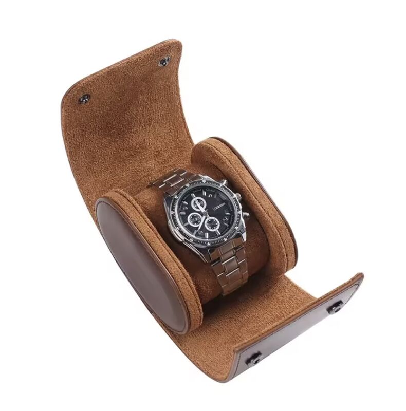 Travel Leather Caja Para Reloj Luxury Portable Watch Box Packaging Watch Roll Case