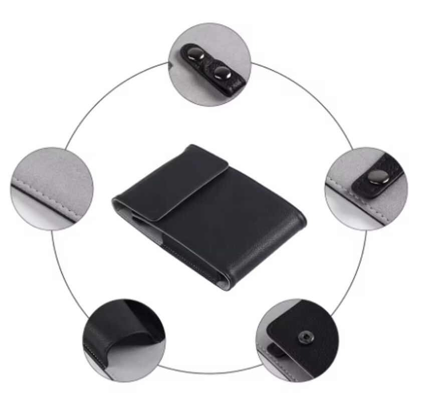 Luxury Men's PU Leather Wristwatch Gift Pouches Watches Bags Portable Watch Storage Bag