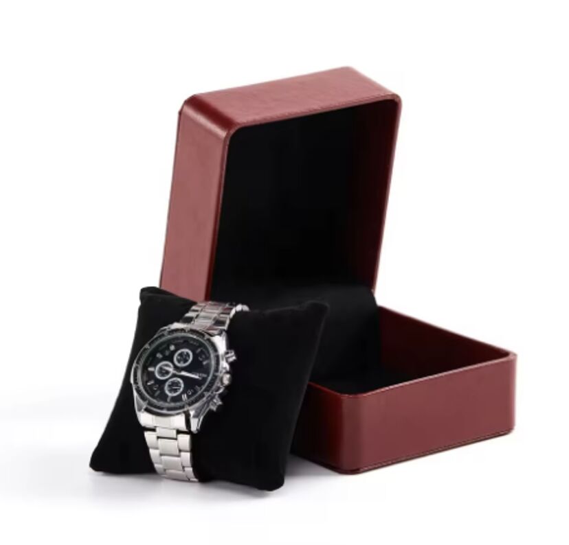 Luxury Flip PU Leather Watch Box Cases Fashion Watch Packaging Case Wholesale