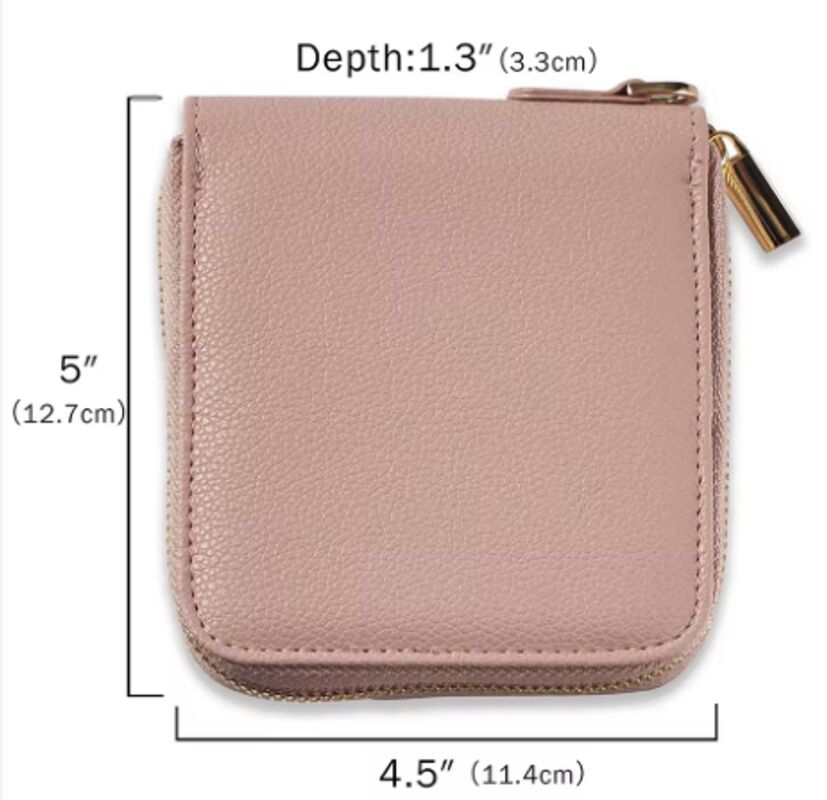 Multi Function Small Leather Jewelry Travel Bag For Ring Necklace Packaging Storage
