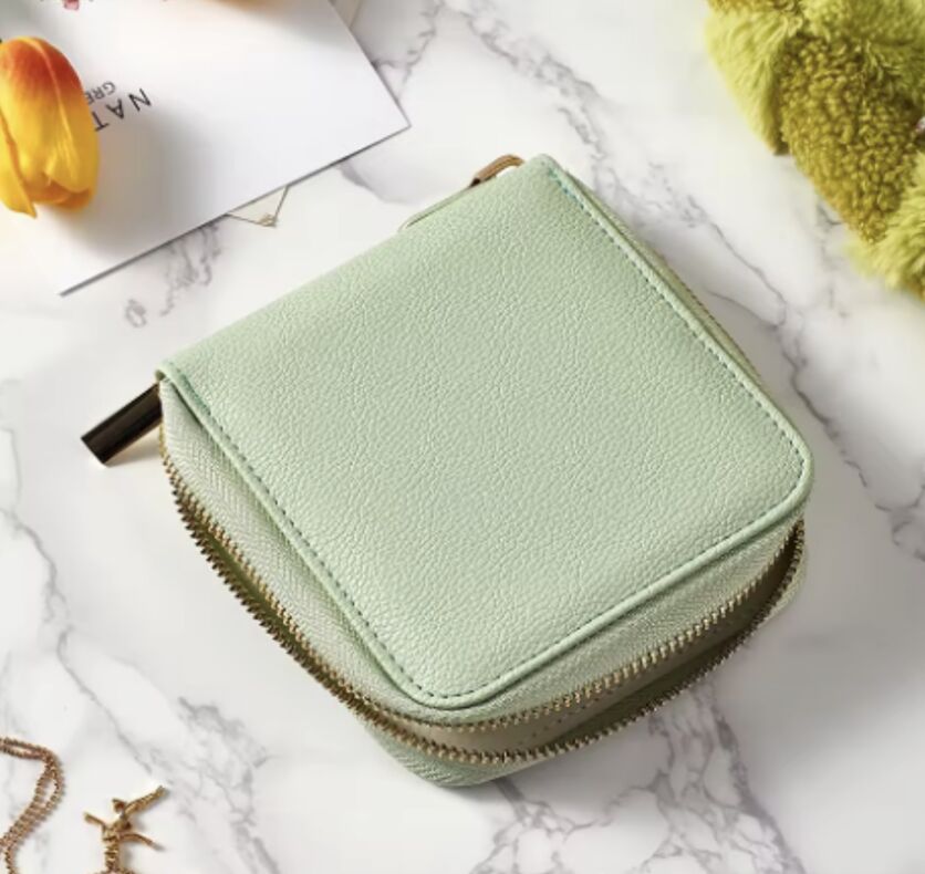 Multi Function Small Leather Jewelry Travel Bag For Ring Necklace Packaging Storage