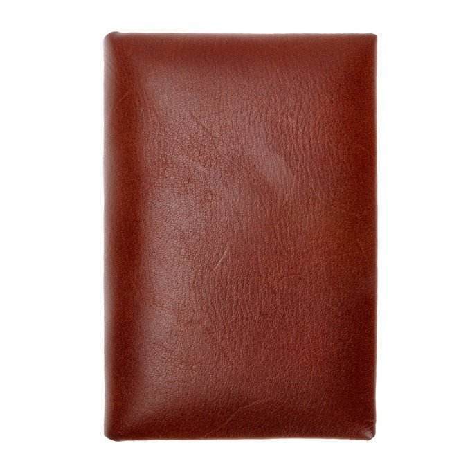 Vegetable Tanned Leather Slim Wallet Coin Purse Handmade Custom Color
