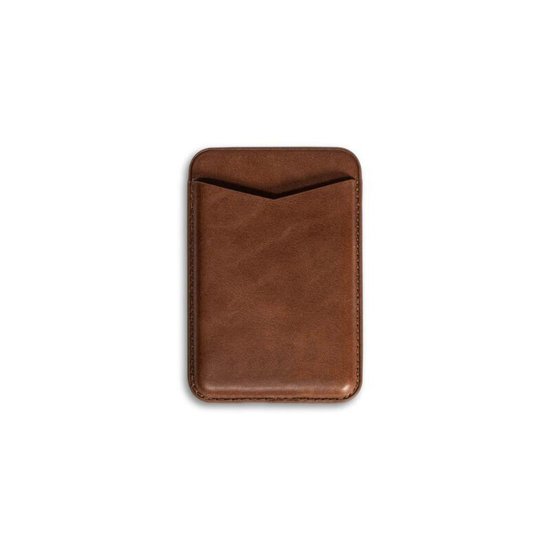 Unisex Magnetic Card Holder With Strong Magnet , RFID Open Closure Type Leather Wallet