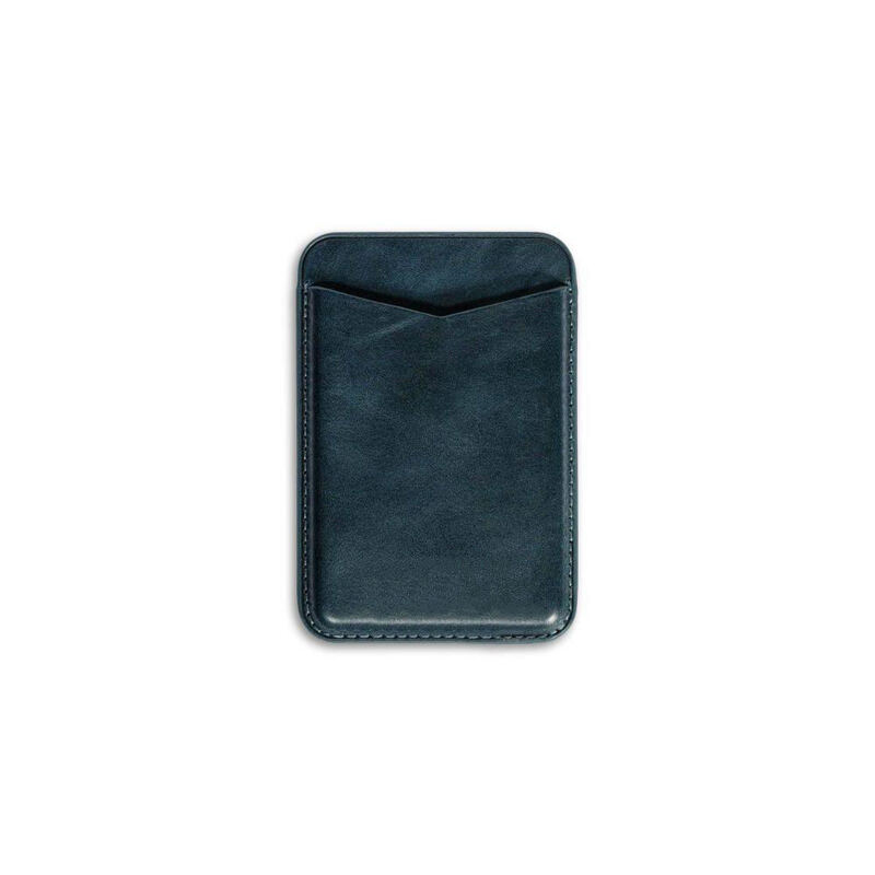 Unisex Magnetic Card Holder With Strong Magnet , RFID Open Closure Type Leather Wallet