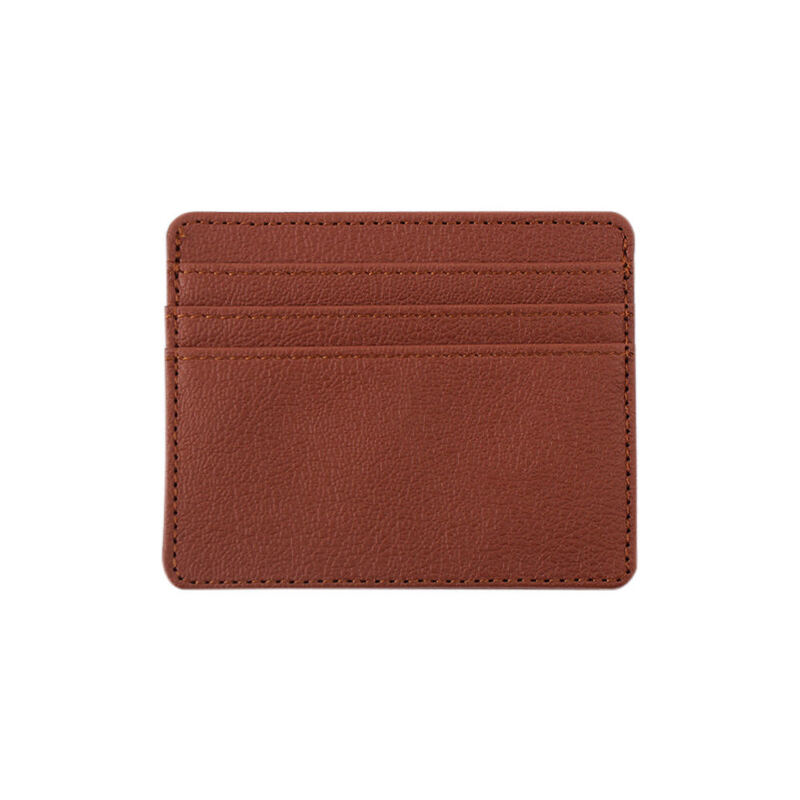 Lightweight High End PU Leather Card Case With Multiple Compartments Women Men Use