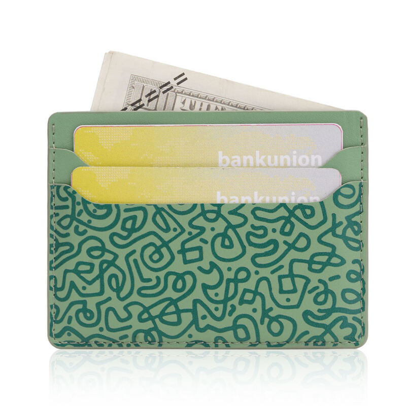 35mm Thickness PU Leather Card Holder RFID Credit Card Wallet OEM Brand