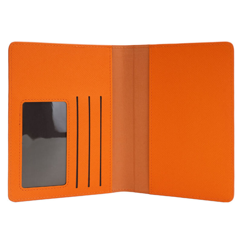Leather Credit Card Travel Passport Wallet RFID Blocking Passport Cover Fashionable Style