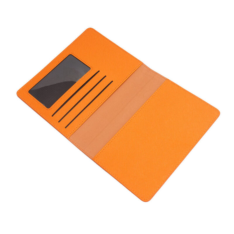Leather Credit Card Travel Passport Wallet RFID Blocking Passport Cover Fashionable Style