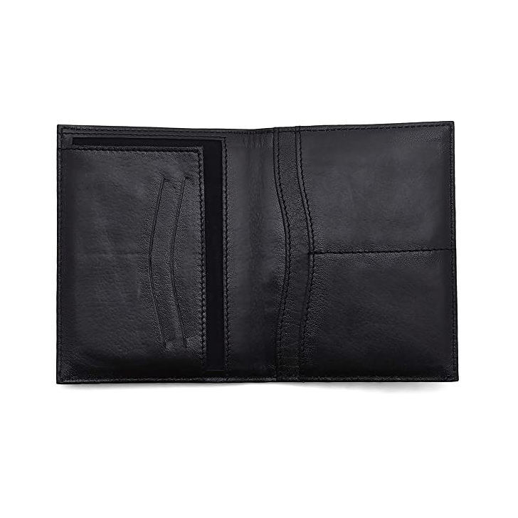 OEM PU Leather Passport Cover Slim Organizer Business Holiday Travel Wallet Custom Color