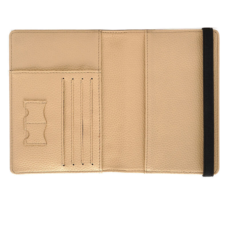 Custom Brand PU Leather Passport Holders RFID Blocking Wallet Case With Card Slots