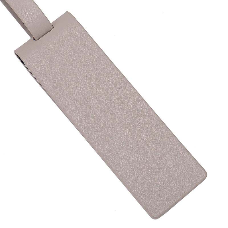 Custom Logo PU Leather Luggage Tags Name ID Label Baggage Identifier Water Resistant