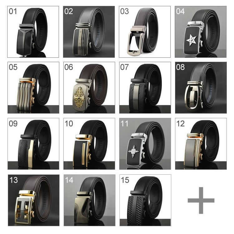 Custom Sizes Luxury Genuine Leather Belts Business Cowboy Top Grain Leather Golf Belts