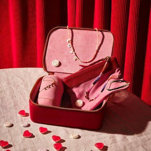 Personalized Leather Jewelry Travel Case Luxury Design For Storage And Protection Gifts