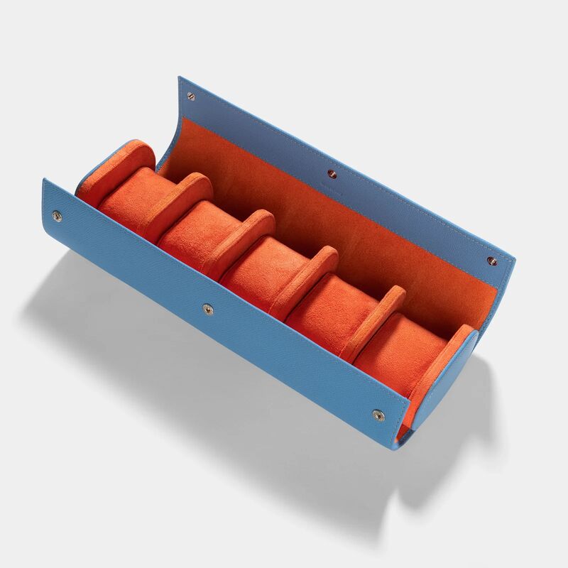 Luxury 1 2 3 Slot Leather Watch Boxes Light Velvet Suede Jewelry Case Custom Design