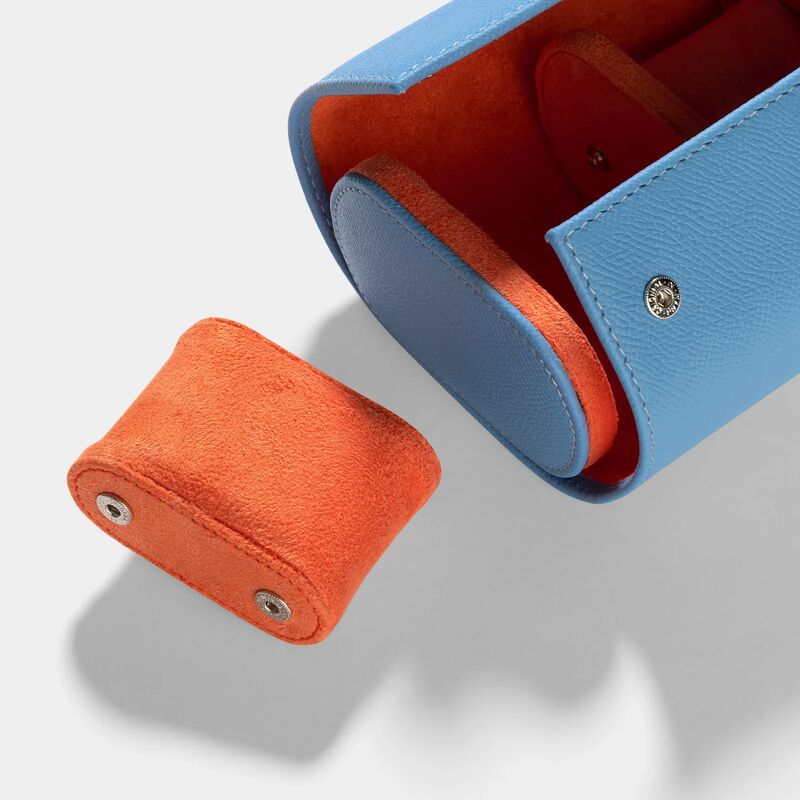 Luxury 1 2 3 Slot Leather Watch Boxes Light Velvet Suede Jewelry Case Custom Design