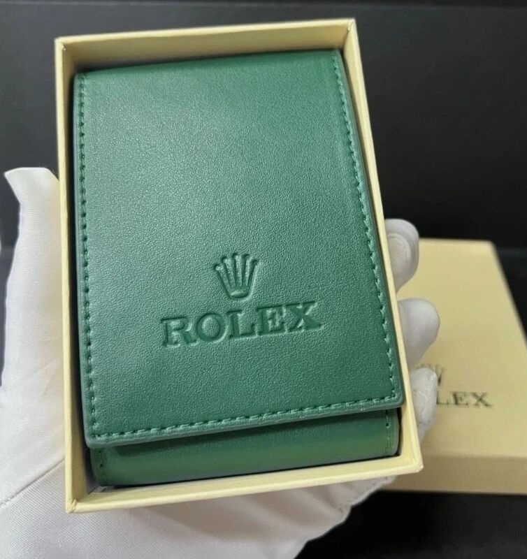 Customized leather watch storage bag, portable storage bag, dust-proof handmade watch box, green travel bag, men's and women's environmental protection