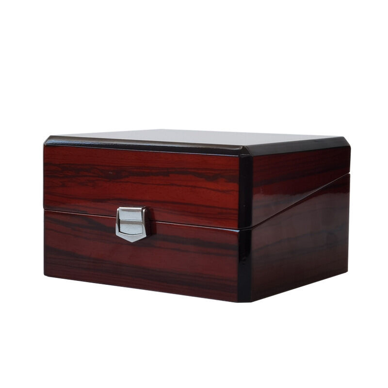 High end watch box factory direct sales piano lacquer wooden box packaging box elegant jewelry box gift packaging customization