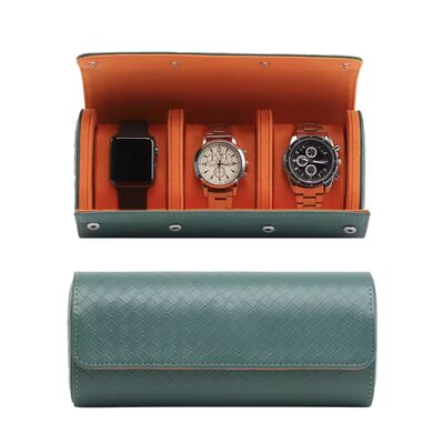 Handmade Leather Watch Case Box Water Resistant Custom Size Leather Watch Holder